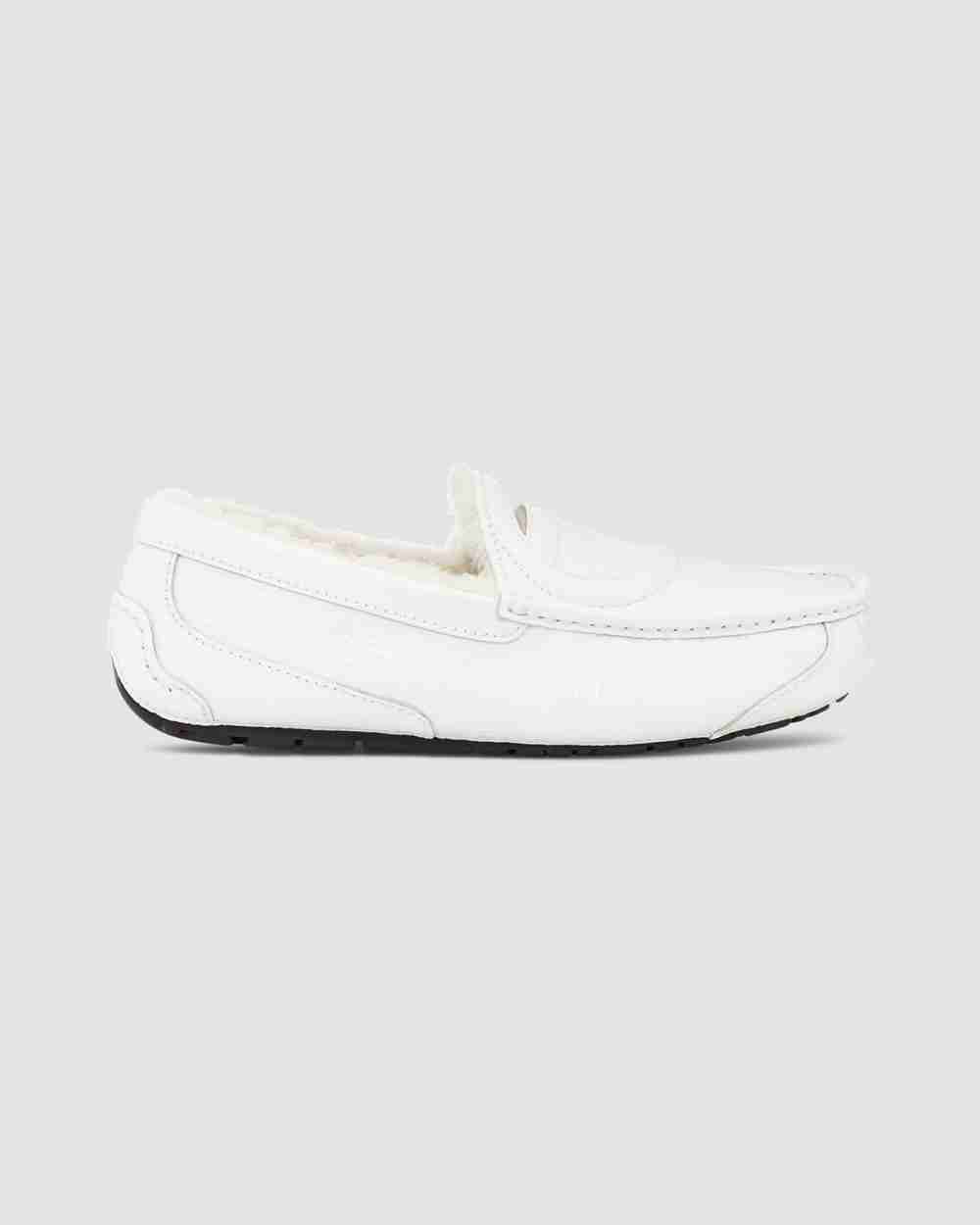 Ugg white shop loafers