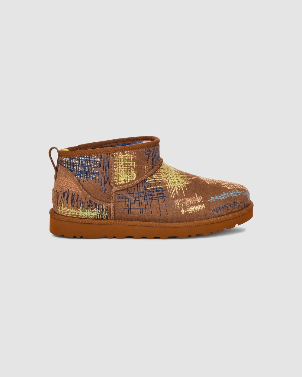 Gold patchwork uggs deals