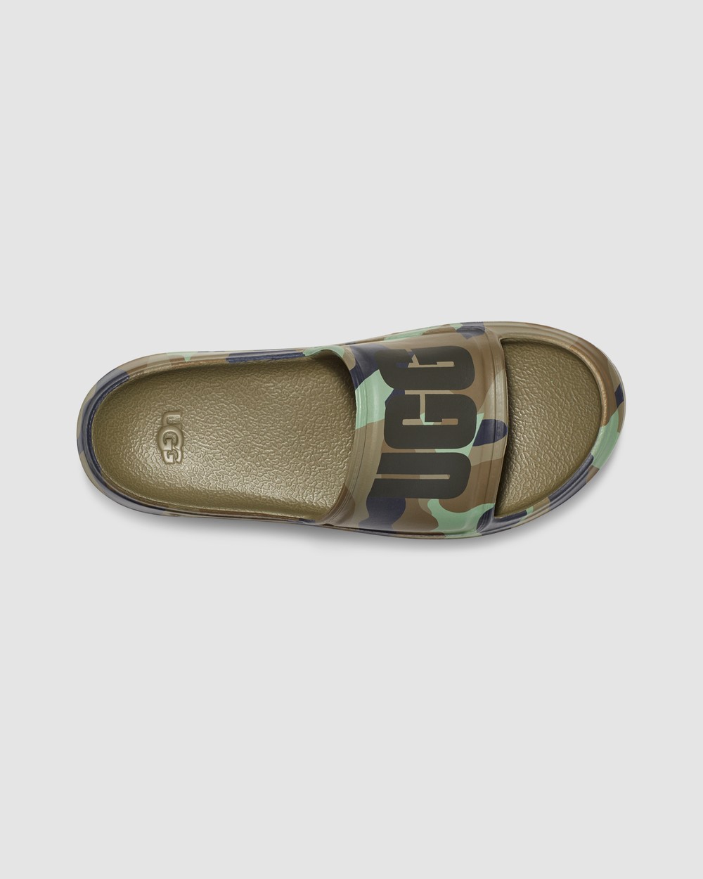 Camo top ugg slides