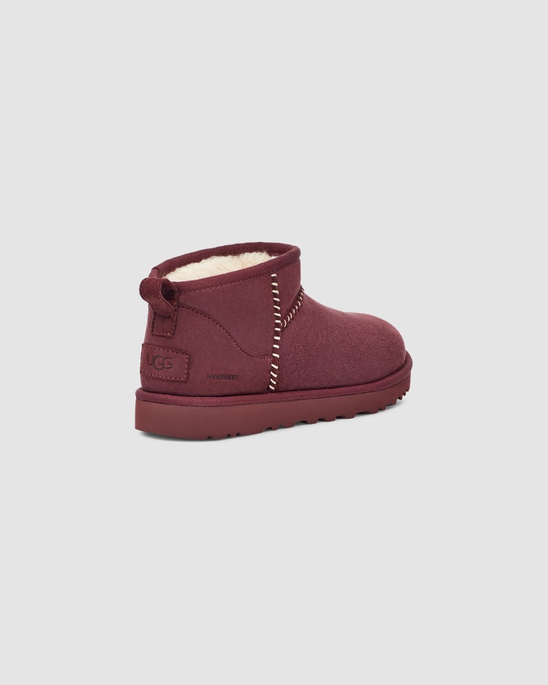 Maroon 2024 boy uggs