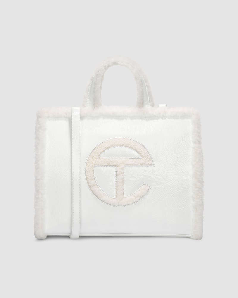 All Gender UGG X TELFAR Medium Shopper Crinkle White UGG