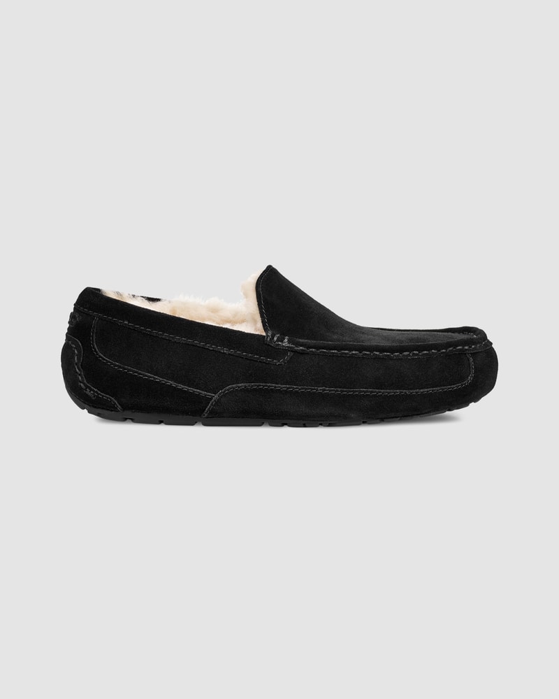 Ugg black ascot slippers deals