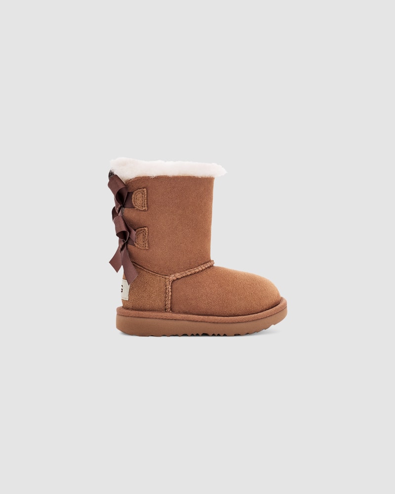 Ugg bailey bow ii calf boots chestnut suede online
