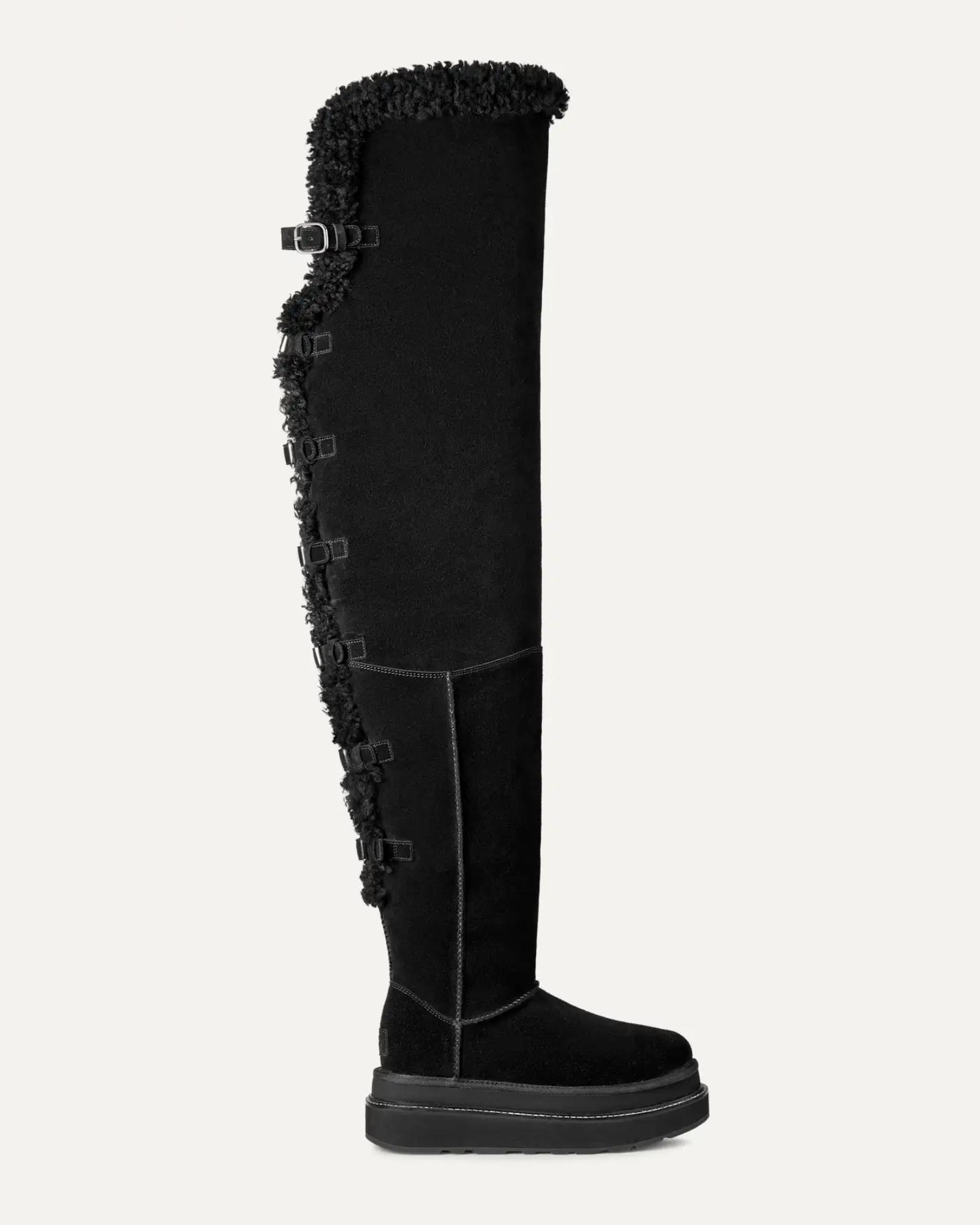 未使用「UGG Australia」17371BX-BLK-L 22cm Pre-owned UGG Australia Women's Ultra Short Winter Black Boots