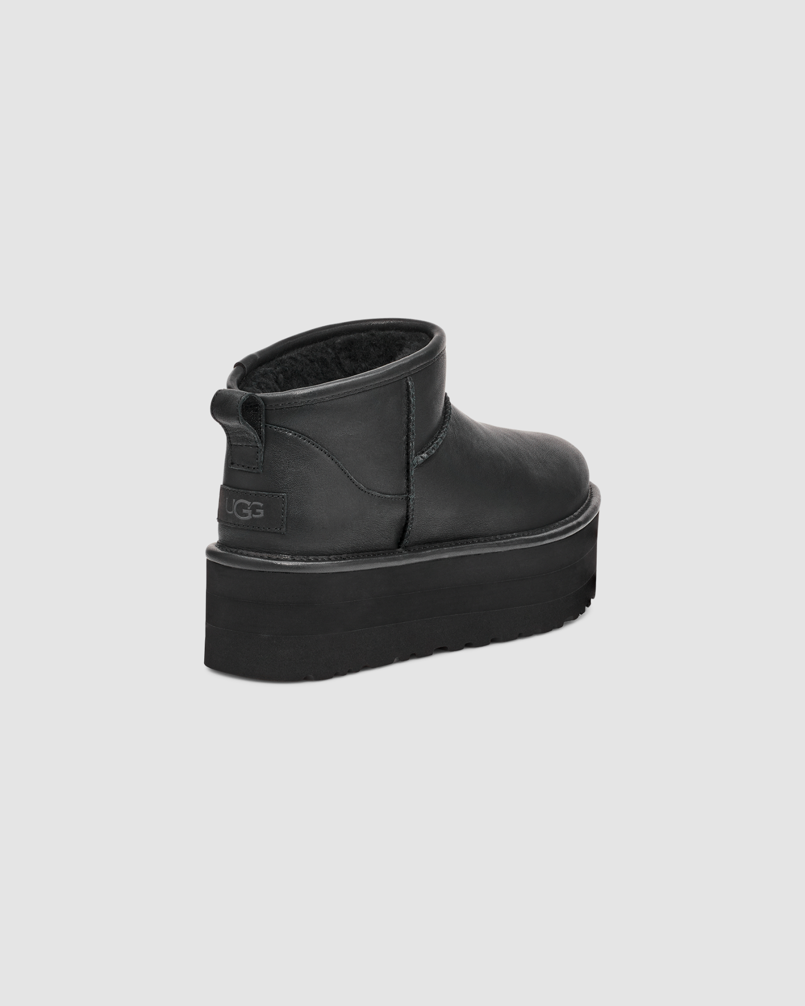 classic ultra mini platform - plateaustiefelette - black