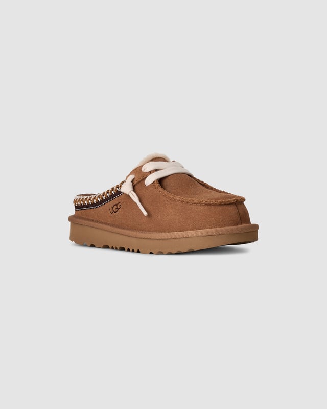 UGG Tasman Mules Chestnut Suede