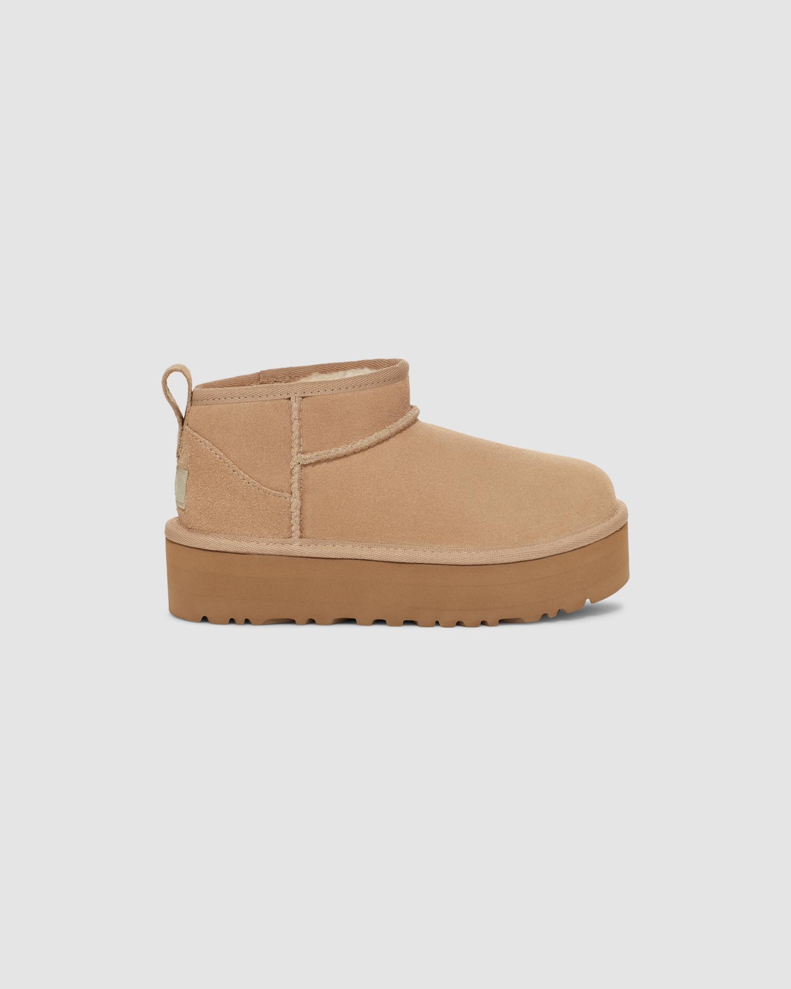 Bota UGG Classic Ultra Mini Platform Caramelo - lojaugg