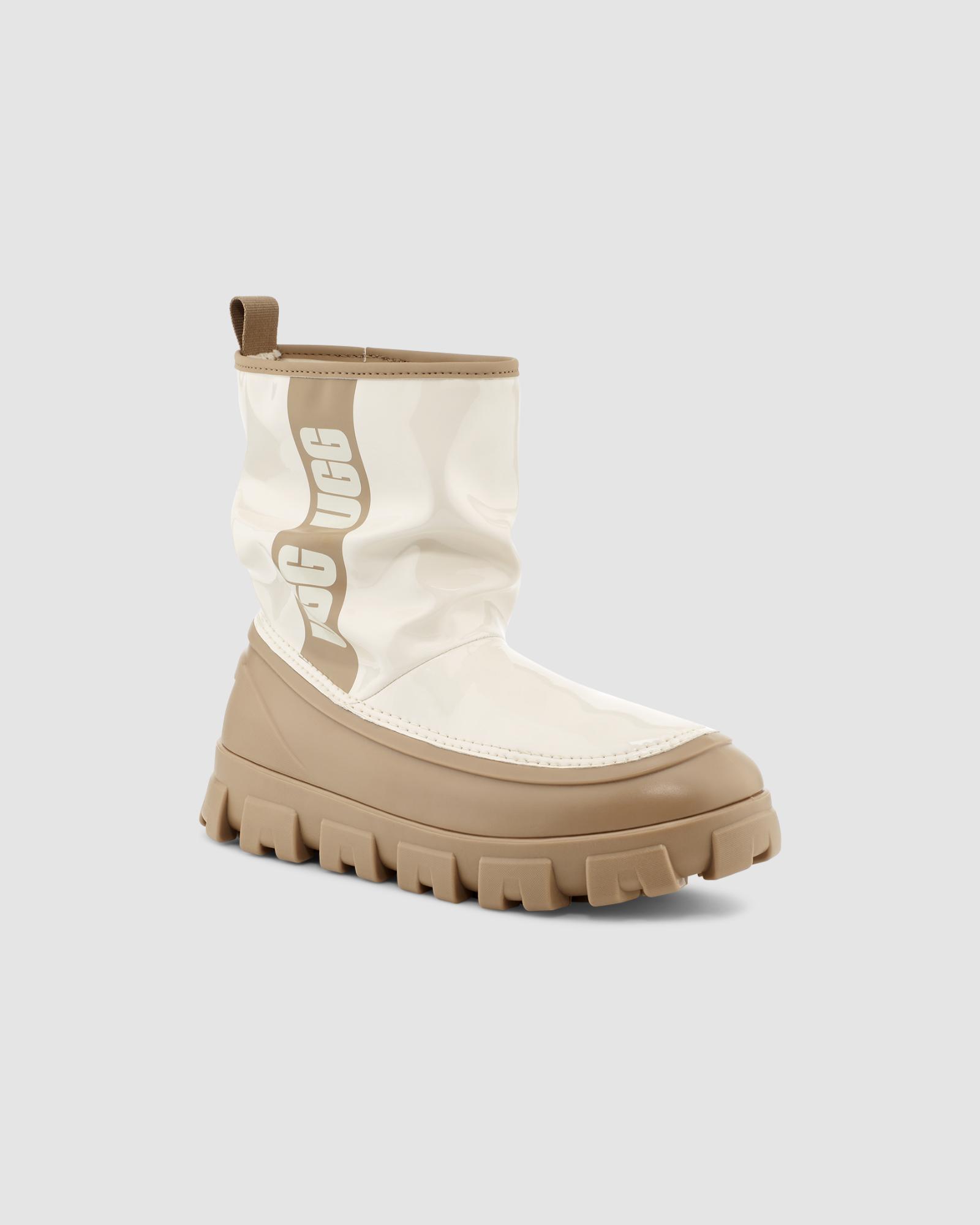 UGG｜BOOTS (CLASSIC BRELLAH MINI - MUSTARD SEED/JASMINE WOMENS 10 MUSTARD SEED JASMINE UGG CLASSIC BRELLAH MINI