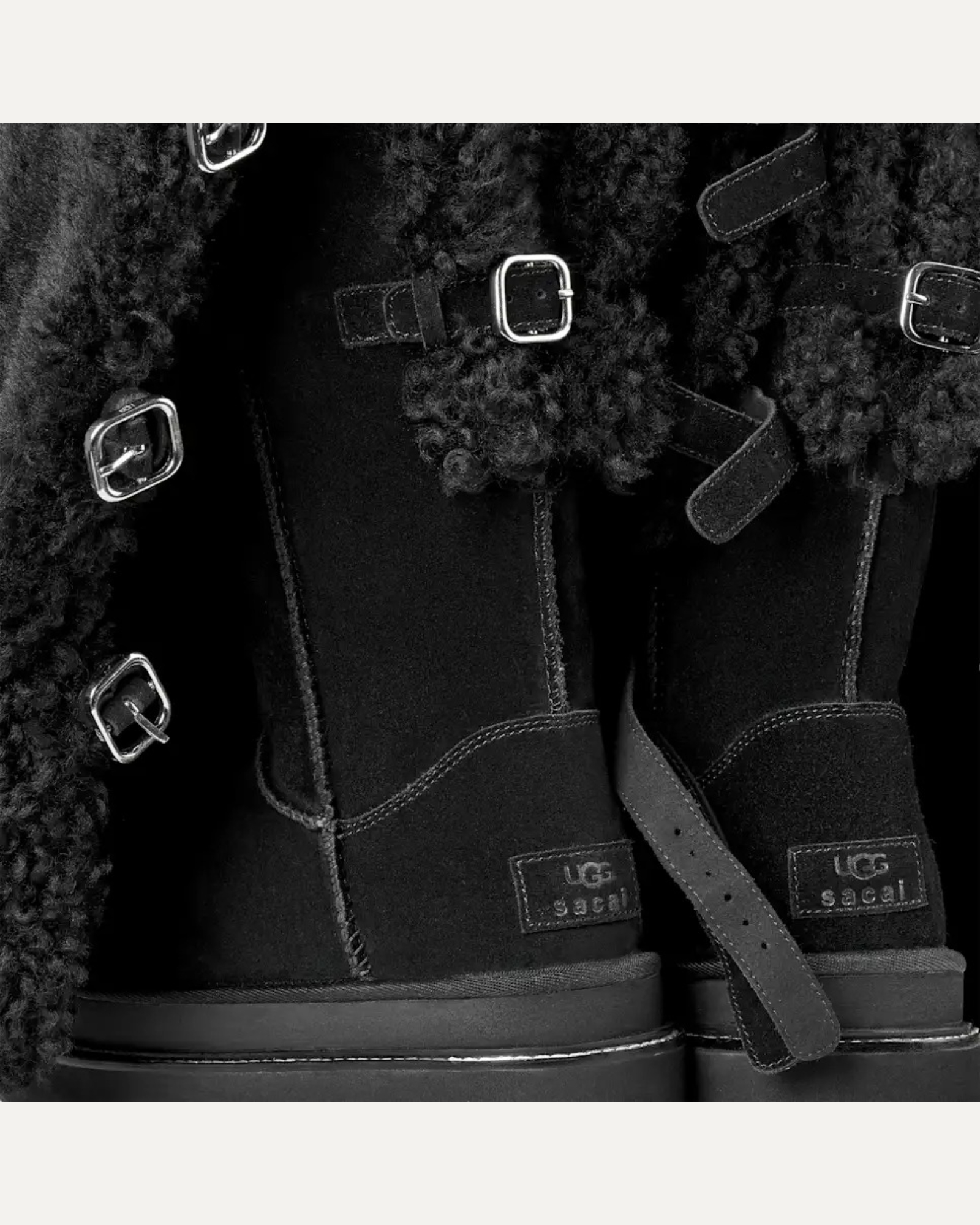 UGG sacai Thigh High Boot ブラック 24cm UGG Thigh High Boot sacai Black (Women's) - 1175215-BLK - US