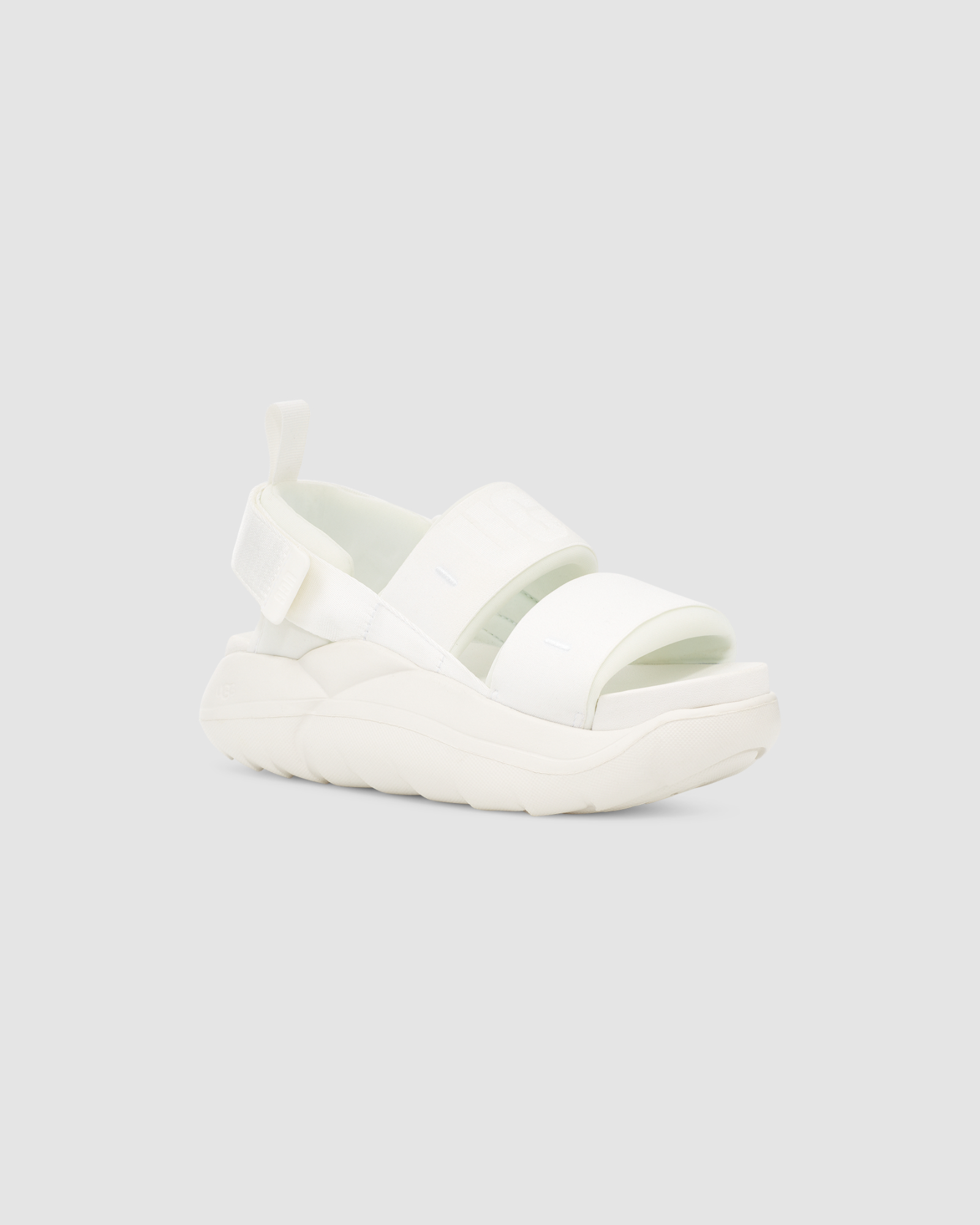 美品☆UGG LA CLOUD SANDAL厚底　24cm LA Alto Sport Sandal Bright White | UGG
