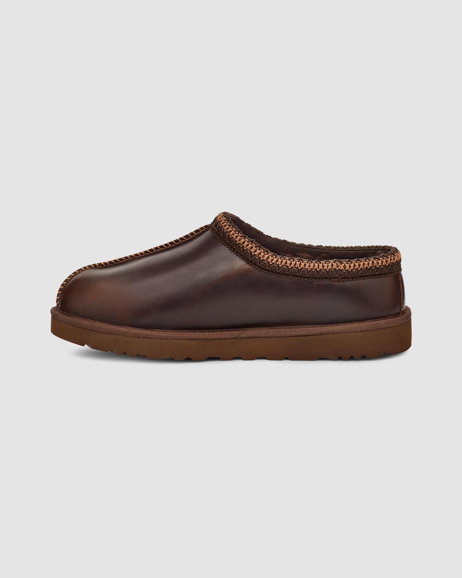 サンダル UGG SS25 'Tasman Leather Regenerate' sabots (1163890 IWD) UGG® Tasman Leather Regenerate (Men) - Ironwood – The Heel