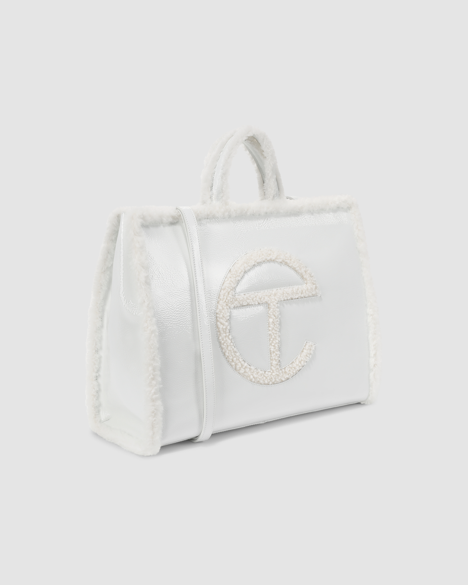 Telfar hotsell Medium White Shoulder Bag