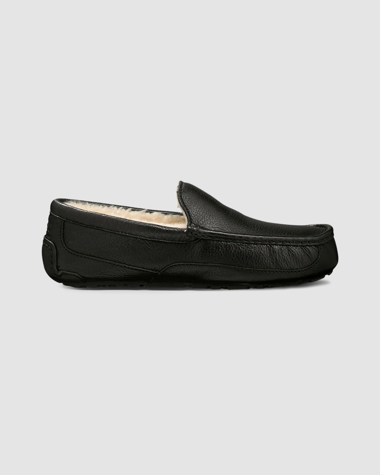 Ascot Leather Slipper Black | UGG
