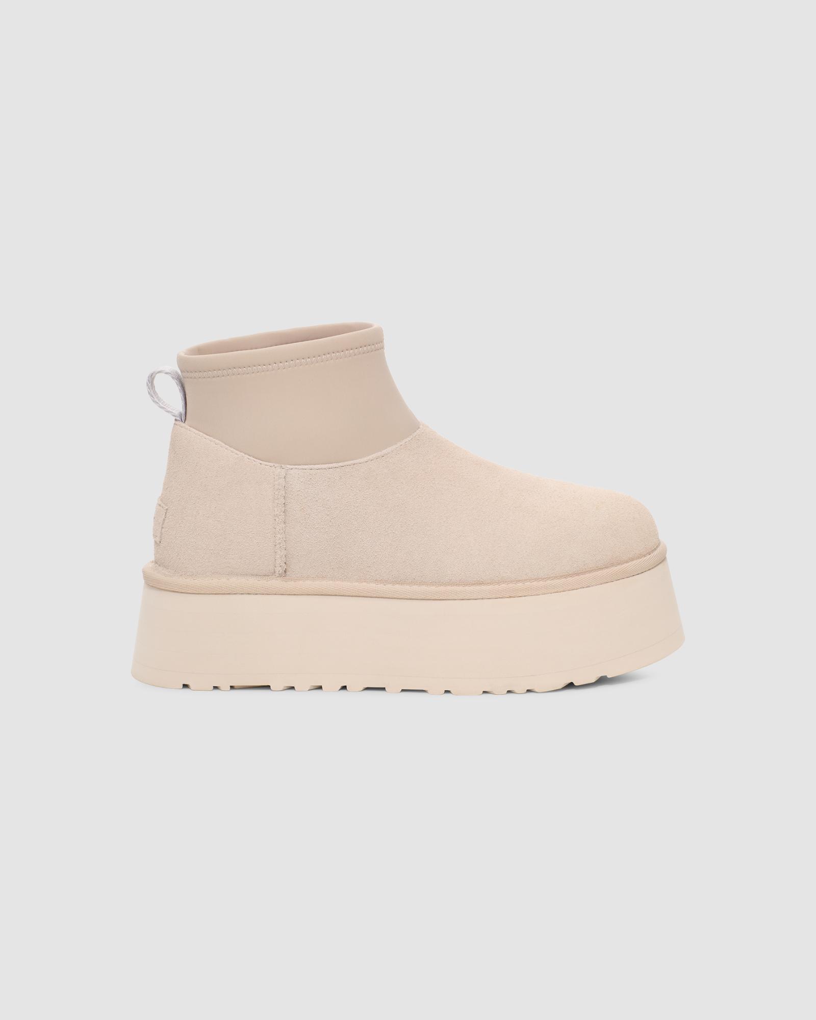 Women's Classic Mini Dipper Puffer Boot in White / Ceramic | UGG