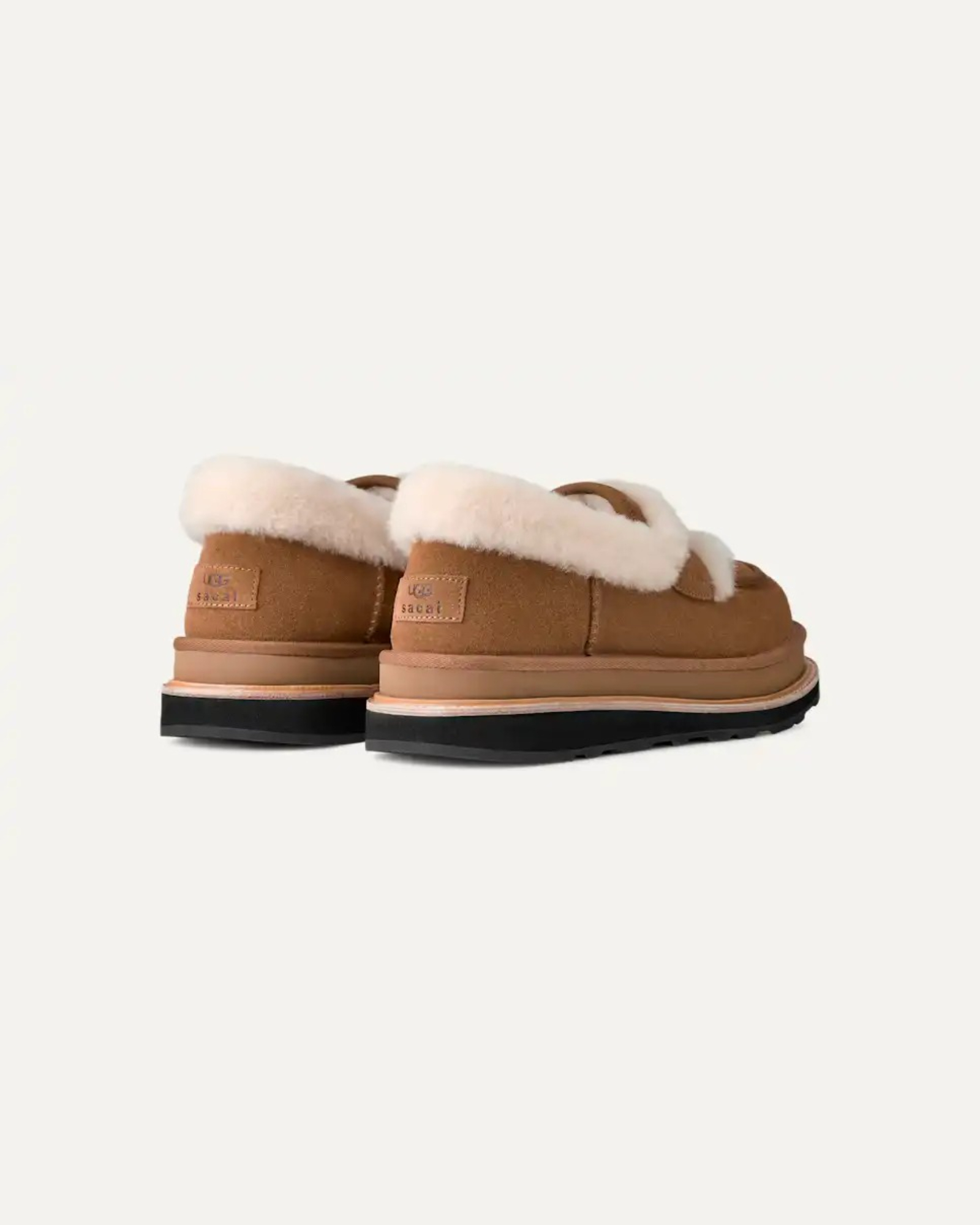 UGG sacai Loafer チェスナット　36 UGG Loafer sacai Chestnut Men's - 1178370-CHE - US