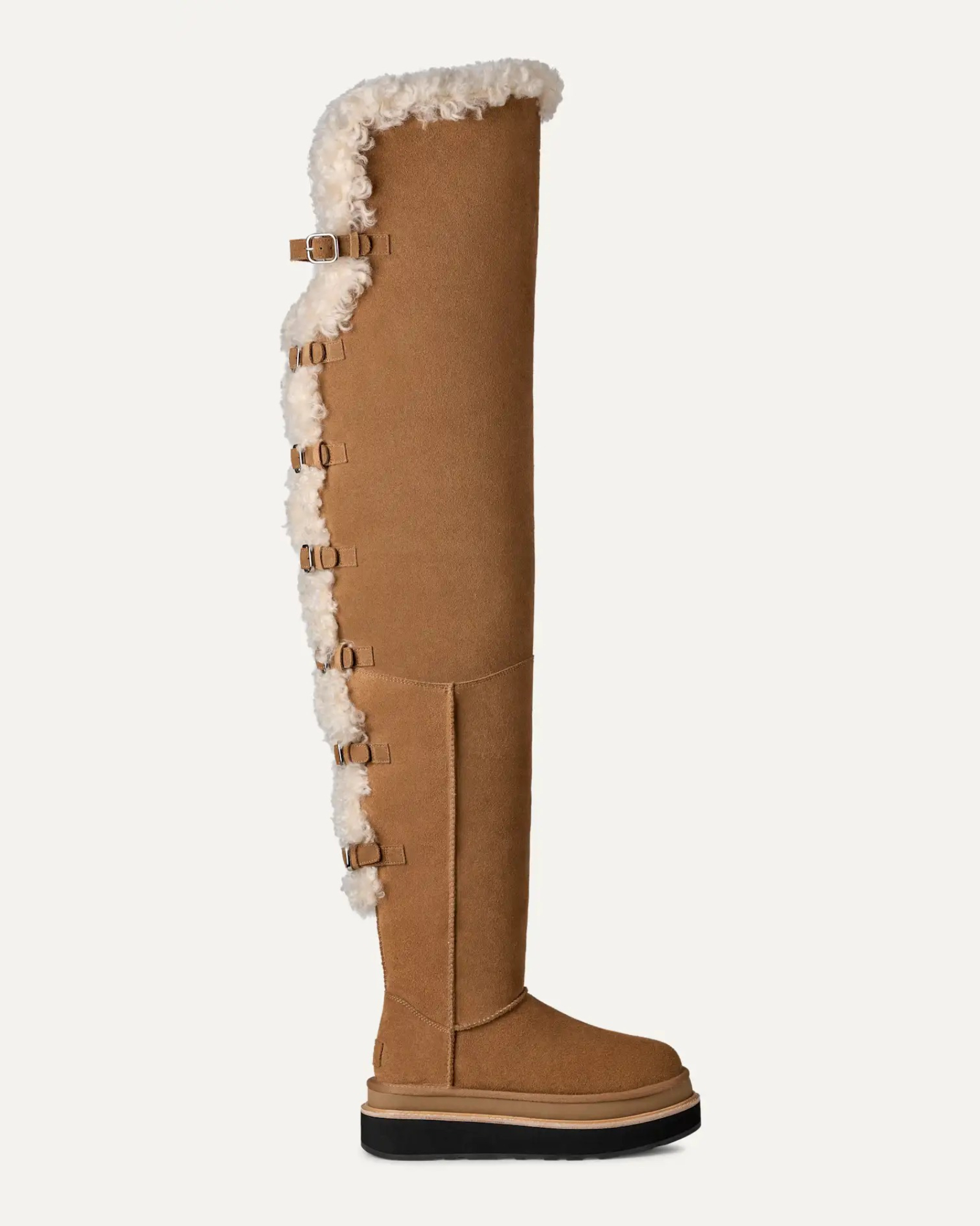 Sacai Thigh High Boot CHESTNUT | UGG