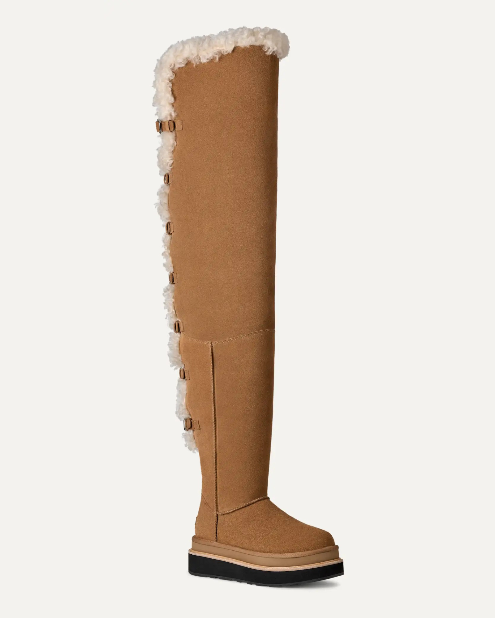 Sacai Thigh High Boot CHESTNUT | UGG